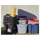 Assorted Storage Totes