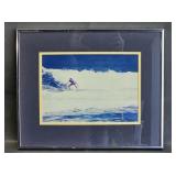 Framed Surfer Photo