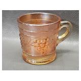 Dugan Marigold Carnival Glass Mug