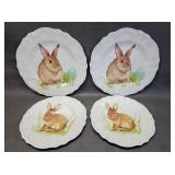Well Dressed Home Melamine Bunny Plates