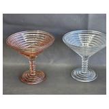 Anchor Hocking Manhattan Pattern Martini Glasses