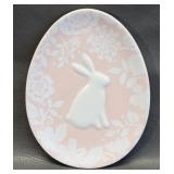 Magenta Easter Bunny Plate