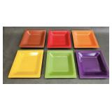Melamine Square Snack Plates