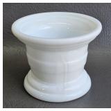 Antique Milk Glass Barber Jar - no lid