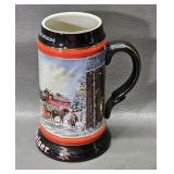 1992 Budweiser Perfect Christmas Beer Stein
