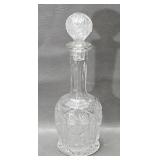 Vintage Glass Decanter w/Stopper