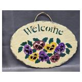 Decorative Slate Welcome Sign
