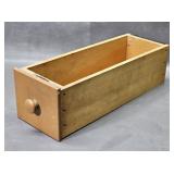 Vintage Wooden Sewing Machine Drawer