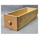 Vintage Wooden Sewing Machine Drawer