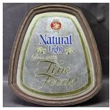 Anheuser-Busch Natural Light Beer Bar Mirror Sign