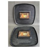 Vintage Serving Trays - Pharmacy US Postage Stamp