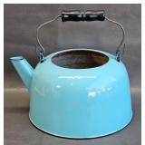 Vintage Enamel Tea Kettle