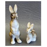 Miniature Bone China Bunnies