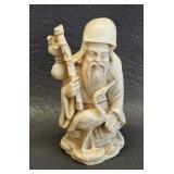 Vintage Asian Figurine - Long Life