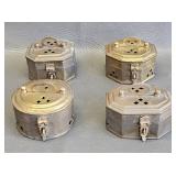 Small Vintage Brass Cricket Boxes