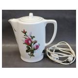 Vintage Electric Rose Tea Pot