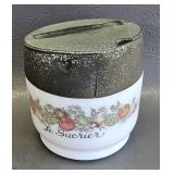 Vintage Gemco Spice of Life Sugar Bowl -as is