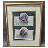 Framed Wine Labels