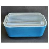 Pyrex Turquoise Blue Refrigerator Dish