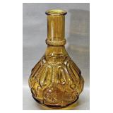 LE Smith Moon & Stars Amber Decanter - no stopper
