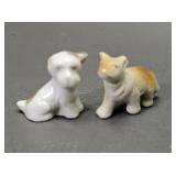 Vintage Miniature Dog Figurines - Japan