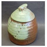 Frankoma Pottery Beehive Honey Pot w/ Lid