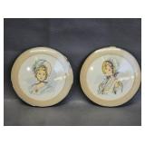 Watercolor in Domed Glass Wall Decor