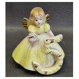 Vintage Josef Originals Birthday Angel - repaired