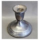 Candle Holder - Weighted Sterling Silver