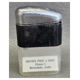 Advertising Lighter Brown Feed & Seed Riverdale,Ca