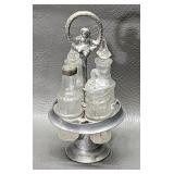 Children's Antique Victorian Era Cruet Set - as is
