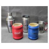 Cocktail Shaker, Drink Cups & Koozies