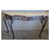 Faux Marble Entryway/Sofa Table