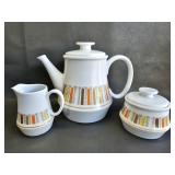 Noritake Mardi Gras Tea,Cream, Sugar bowl-repaired