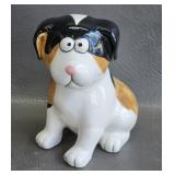 Nantucket Ceramic Cartoon Dog Coin Bank