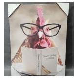 Creative Cooking Chicken Canvas Wall Decor
