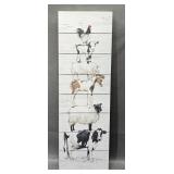 Animal Farm Stack Wood Wall Art