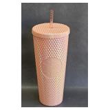 Starbucks Studded Pink Pearl 24oz Cold Cup