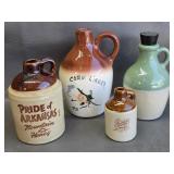 Small vintage ceramic jugs