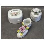 porcelain trinket boxes