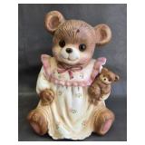 Vintage Ceramic Mama Bear cookie Jar