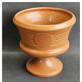 Orange Pottery Goblet