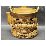 Vintage Ceramic Benjamin Franklin Toby Jug Tea Pot