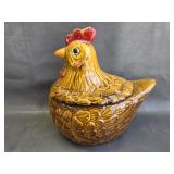Vintage Ceramic Chicken cookie jar