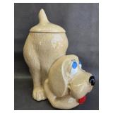Vintage McCoy 'Thinking Hound' dog cookie jar