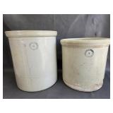 Stoneware Crocks #5 & #6, San Jose, CA-as is