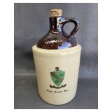 Alpha Gamma Rho fraternity stoneware whiskey jug