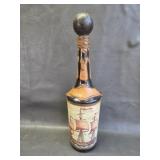 leather-wrapped decanter - Italy