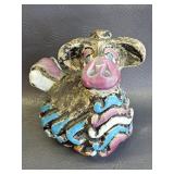 hand-painted ceramic folk art figurine