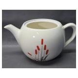 Universal Pottery Red Cattails teapot